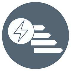 Energy Efficient Hosting icon, Sustainable Hosting icon, for a Greener Digital Future, Eco-Friendly Servers Powering the Web Responsibly, vector