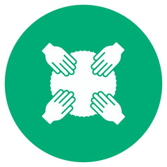 Collaborative Work icon, Stronger Together Unlocking the Power of Collaborative Work, Team Synergy Driving Success Through Collaboration, vector