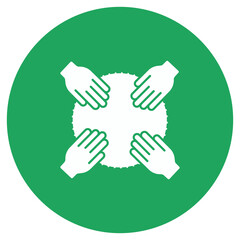 Collaborative Work icon, Stronger Together Unlocking the Power of Collaborative Work, Team Synergy Driving Success Through Collaboration