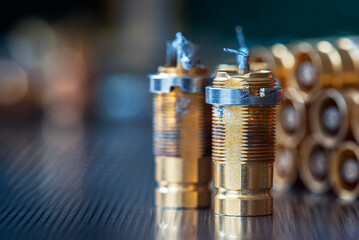 Electronics recycling, recovery of precious metals from used connectors and components