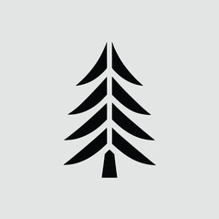 Fototapeta premium christmas tree vector illustration