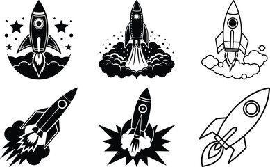 set of vector icons for rocked design
