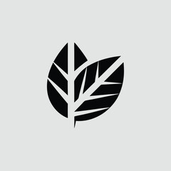 Fototapeta premium leaf icon vector illustration