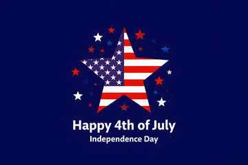 4th of July: Celebrate American Independence with this Vibrant Star Design