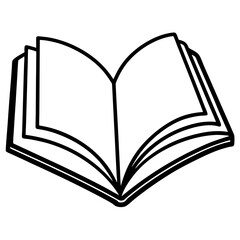 open book vector