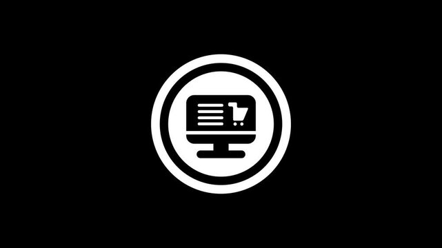 online soaping icon.Computer planning background .