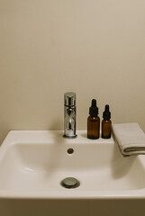 Clean Spaces with Real-Life Details: Sink and Windowsill