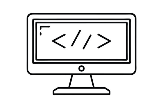 Computer screen displaying code programming software development