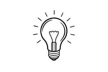 Bright idea lightbulb inspiration innovation concept design
