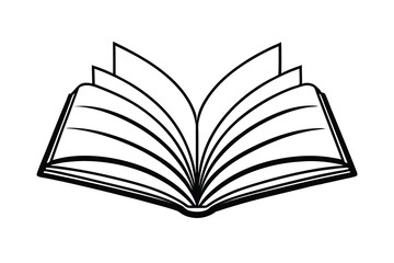 Open book outline simple education reading knowledge