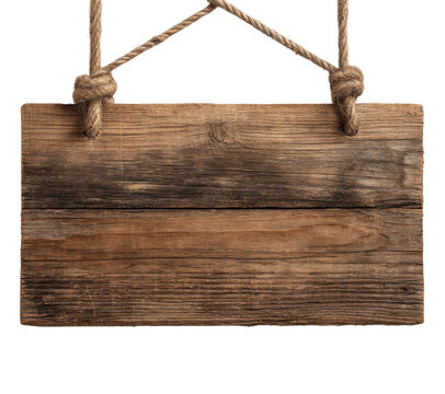 Crafting a rustic wooden sign workshop showcase cozy environment concept isolated on transparent background