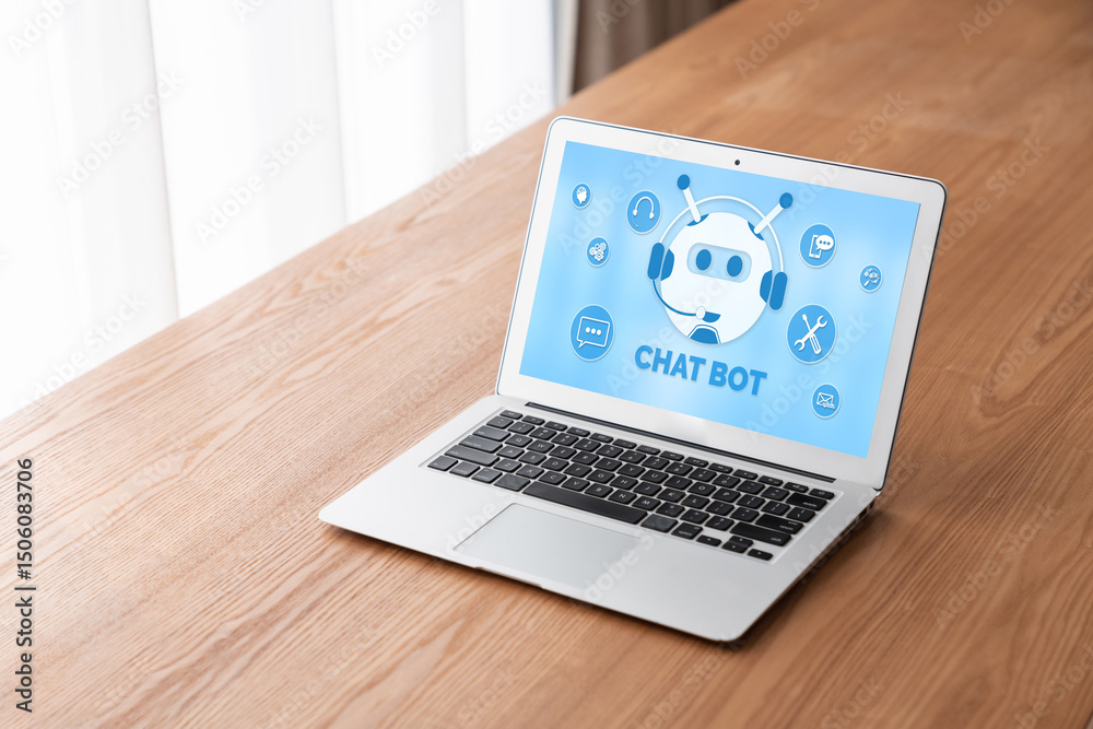 Poster chatbot software application for modish online business that automatically reply to customer questio