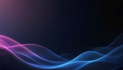 Fototapeta na wymiar Abstract dynamic banner background. Blue purple colors gradient with noise effect. Website page header design with modern digital flow. Minimalist background for tech, business, presentation, web,