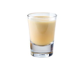 Haitian Kremas Coconut Liqueur Served In Glass Isolated On Transparent Background