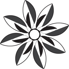 Flower Style New Mandala Design 