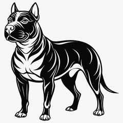 Obraz premium American Redstart line art White background illustration Generative Ai.