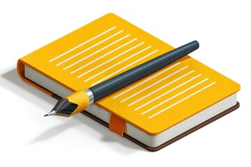 Notebook and Pen Essential Tools for Writing Planning and Journaling
