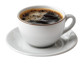 Brewing fresh black coffee home kitchen beverage cozy ambiance isolated on transparent background