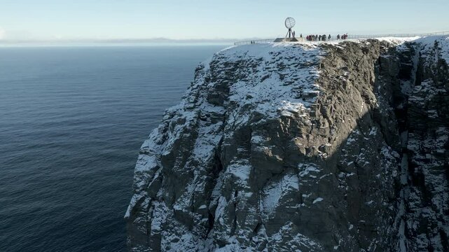 North Cape Norway in winter