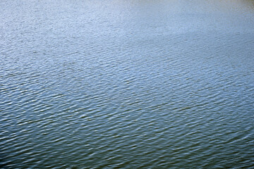 Calm rippling water surface with subtle reflections and gentle waves