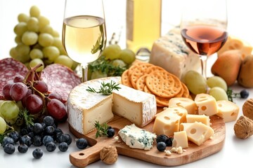 Group of friends enjoying wine and cheese at a cozy gathering in a warm setting during the evening hours
