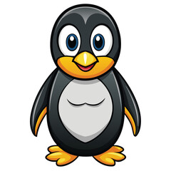 Obraz premium Cute Cartoon Penguin (1)