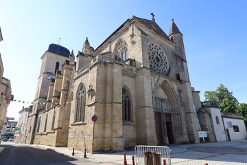 Eglise Notre-Dame, église de style gothique, ville de Marmande, département du Lot et Garonne, France