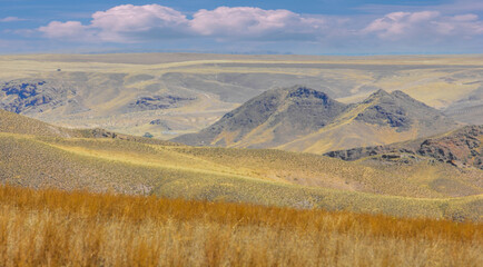 Explore stunning rock formations in the sun-bleached steppe. Discover the unique beauty of this...