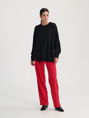 Fashion shooting in studio . Professional model , fashionable clothes and style, new collection. stylish look
