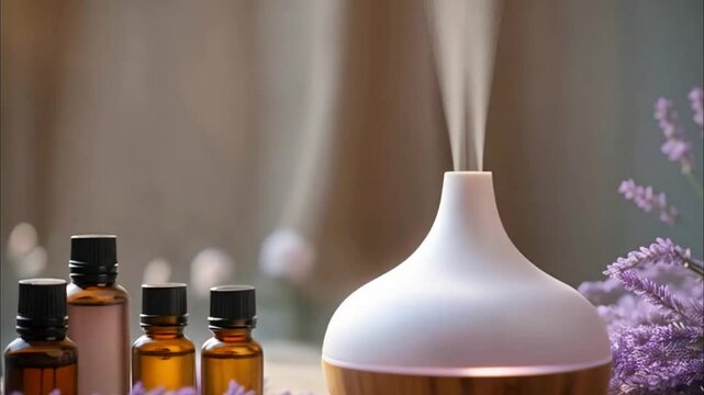 Aromatherapy with Modern Diffuser