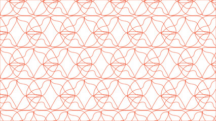 seamless pattern with geometric shapes. vector seamless pattern with flowers