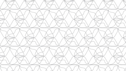 seamless pattern with geometric shapes. vector seamless pattern with flowers