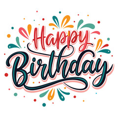 Obraz premium Happy Birthday Greeting