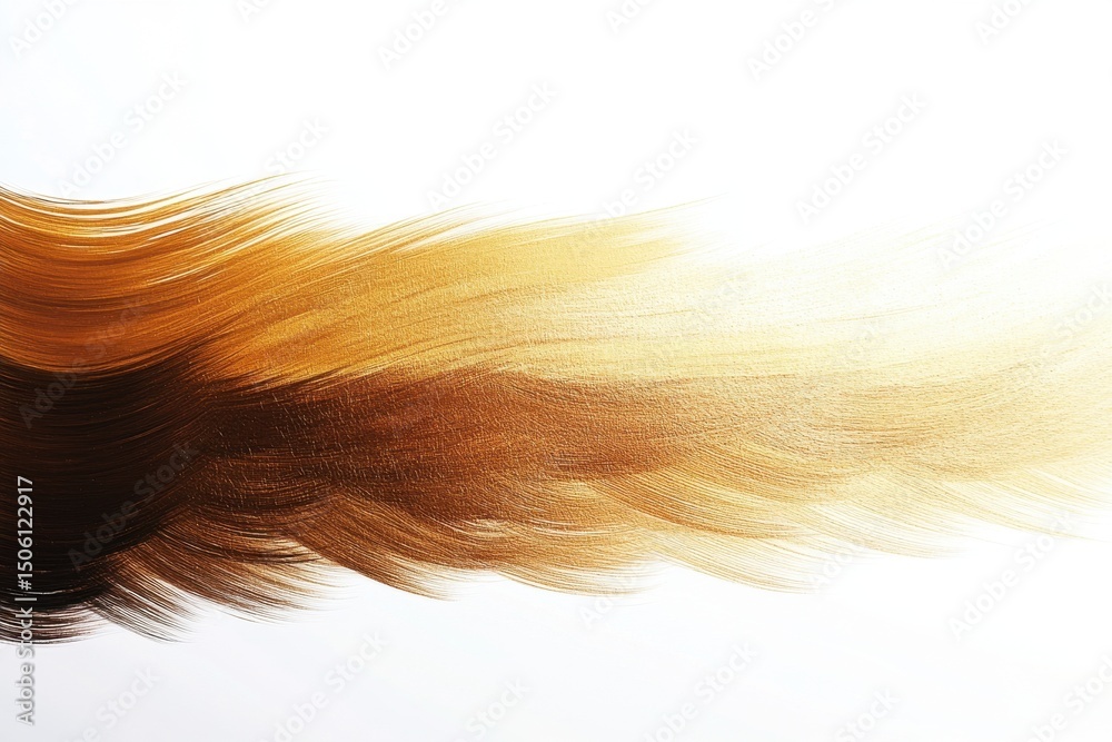 Leinwandbilder Abstract representation of sound waves with warm tones and a gradient from yellow to orange and brown, creating a visually striking display of energy and movement