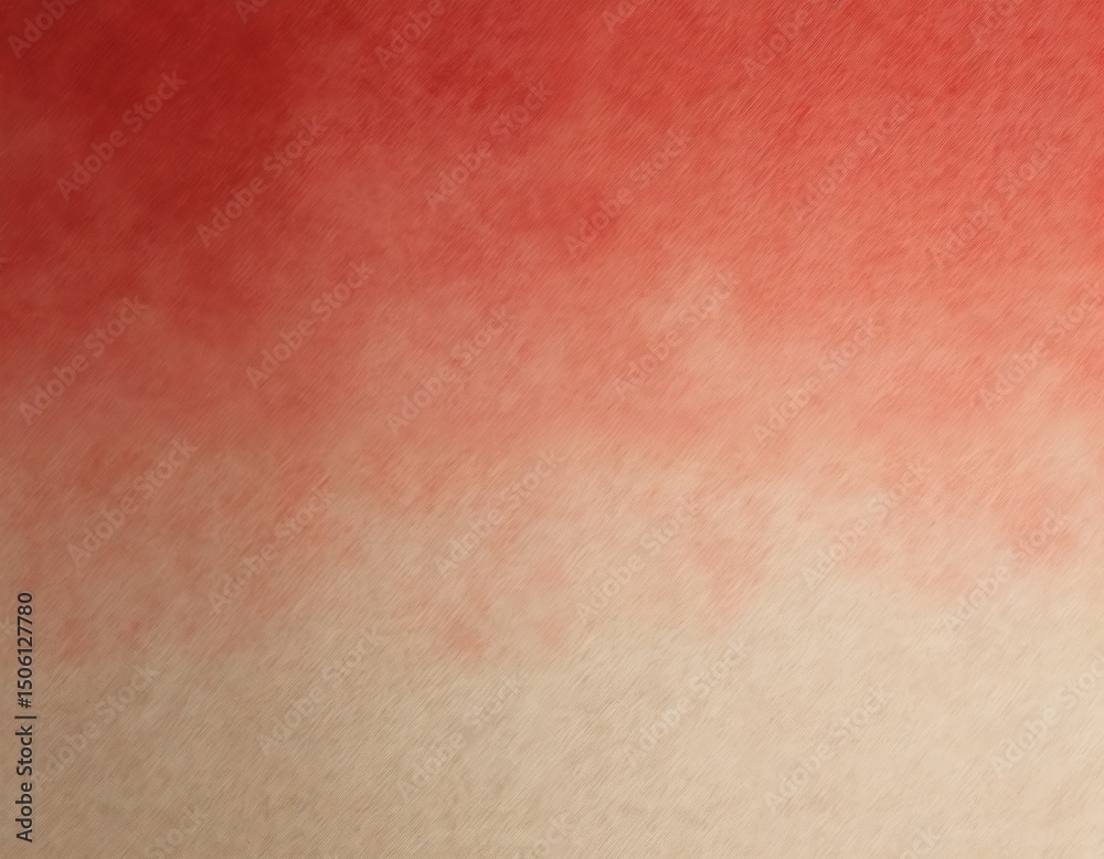 Wall mural red beige textured gradient background. abstract design element features textured blend shades of re