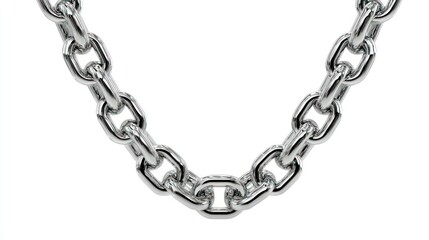 Fototapeta premium Sturdy Metal Chain A Symbol of Strength and Durability for Industrial Security and Decorativ