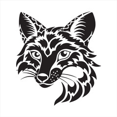 red fox vector art illustration