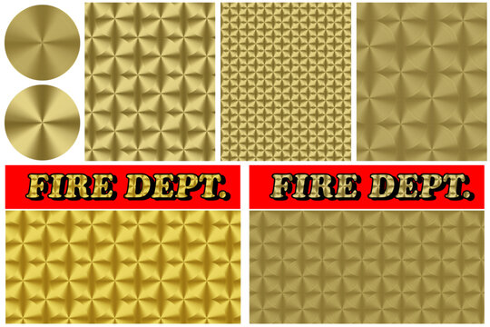 Gold Large Engine Turn Seamless Pattern Pack SVG Download for Illustrator & Photoshop Swatches Styles Gold Leafing Fire Department Texture