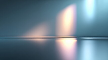 Abstract Background: Serene Minimalist Design with Soft Pastel Colors and Smooth Reflections, Ideal for Modern and Elegant Projects. Evokes a Sense of Calm and Tranquility.