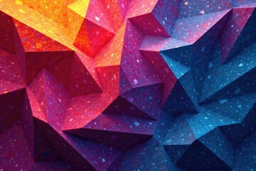 Abstract geometric shapes form intricate background texture, illustration, fabric