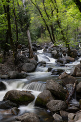 Lower Falls along Yosemite Falls Trail