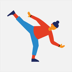 running man silhouette