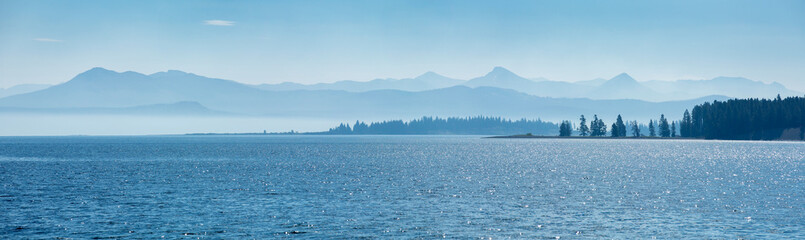 Lake Yellowstone Silhouettes