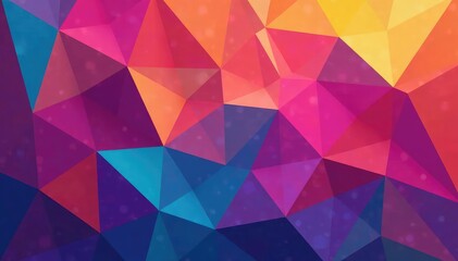 Fototapeta premium Geometric shapes forming a continuous, colorful backdrop , colorful, repeat, wallpaper