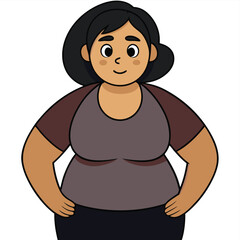 Body Fat Layers in Human Anatomy – Health and Wellness Concept