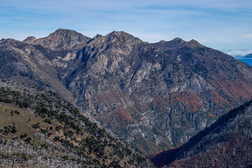 Montañas de la Rerseva Nacional China Muerta, Región de la Araucanía