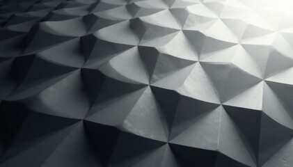 Obraz premium Subtle repeating triangles forming a grayscale gradient, triangle, vector, backdrop