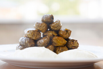 Dolma, Stuffed grape leaves