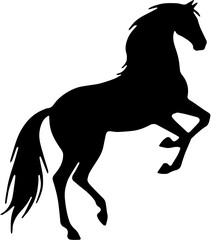 Obraz premium horse silhouette vector