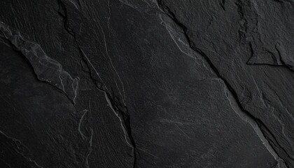 Texture of stone. Black stone texture. Black stone background. Black concrete. Rough surface. 